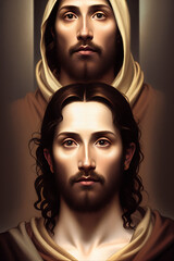 portrait of Jesus Christ or Jesus of Nazareth 13