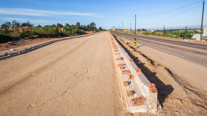 Road Highway Route Construction Expansion Landscape.