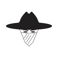 Cowboy logo vector template design