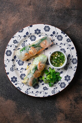 Spring Roll , Salad roll , Fresh Spring Roll , Vietnamese Food