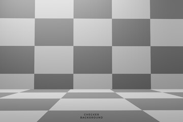 Abstract Checker Board Background