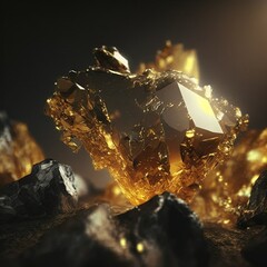 宝石 トパーズ シトリン 琥珀 高価 ダイヤモンド 鉱石 黄色