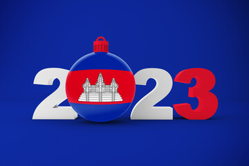 2023 Year With Cambodia Ornament