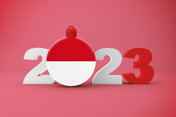 2023 Year With Indonesia Ornament