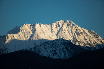 Fototapeta premium Snow covered mountains