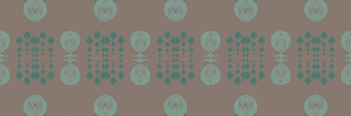 Batik Textile Ethnic ikat stripes seamless pattern digital vector design for Print saree Kurti Borneo Fabric border brush symbols swatches stylish