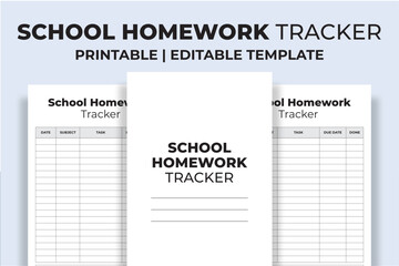 School Homework Tracker