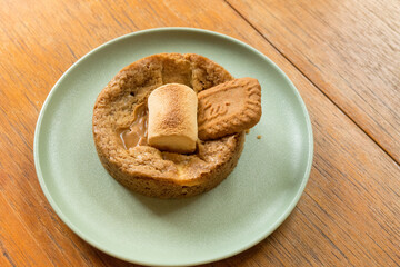 Biscoff cookie marshmallow with Smores,Lotus biscuit.
