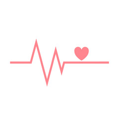 pink heart heal medical icon