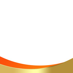 Obraz premium orange bottom bar and frame