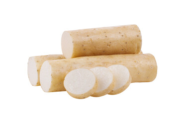 Chinese yam on transparent png
