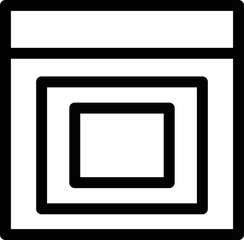 Square Shape Vector Icon

