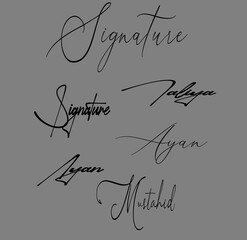 It's a nice signature logo.