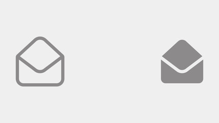 Envelope vector icon sign symbol