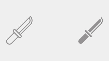Dagger vector icon sign symbol