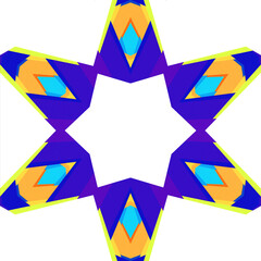 colorful star vector, design
