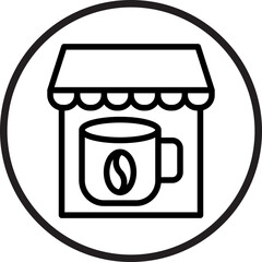 Coffee Shop Icon Style