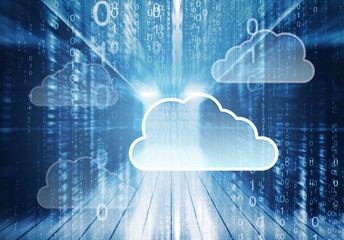 Cloud computer concept, Digital technology