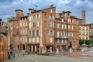 Fototapeta premium Square in Albi, France