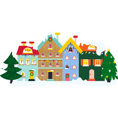 Merry Christmas Web Banner. Illustration of Seasonal Greetings. Holiday Celebration.