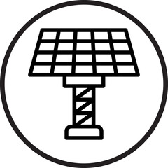 Solar Panel Icon Style