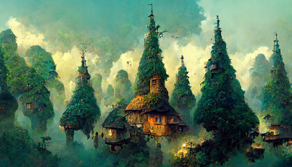 Treetop village