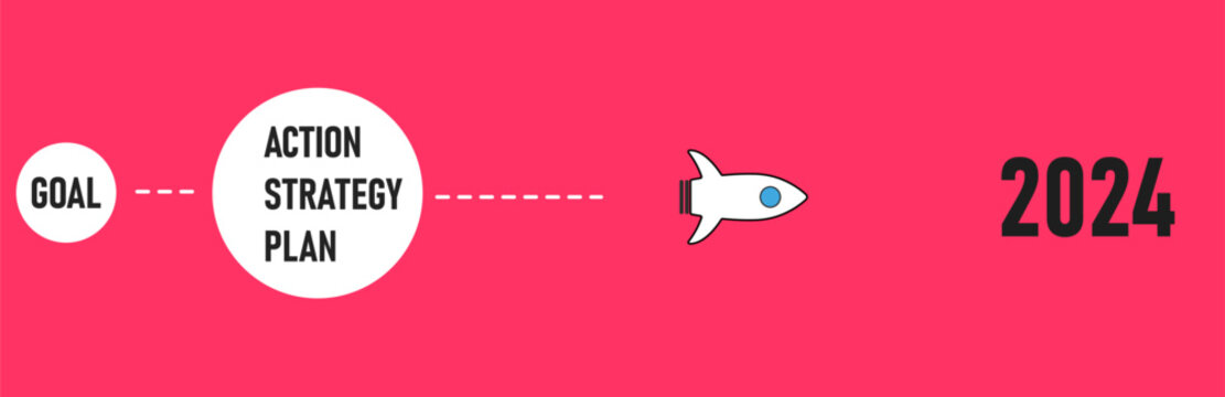 2024 flying Jet by completing plan, action, strategy missions from goal. Project tracking, goal tracking, task completion purpose, idea concept.