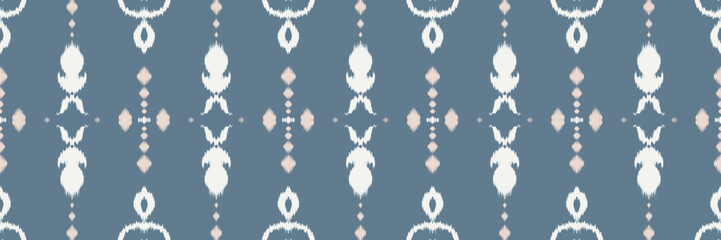 Ikkat or ikat chevron batik textile seamless pattern digital vector design for Print saree Kurti Borneo Fabric border brush symbols swatches designer