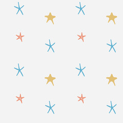 Seamless pattern for baby textile