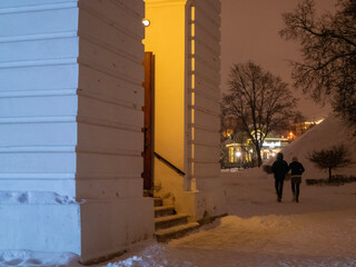 people walking on the street
