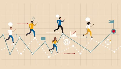 Colleague Reaching A Career Goal