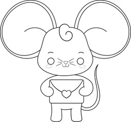 cute san valentine character