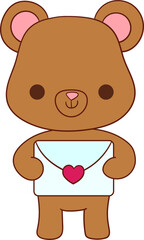 cute san valentine character