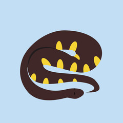 Boiga dendrophila, yellow-spotted black snake