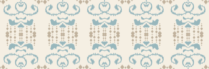 Ikat seamless tribal art Geometric Traditional ethnic oriental design for the background. Folk embroidery, Indian, Scandinavian, Gypsy, Mexican, African rug, wallpaper.