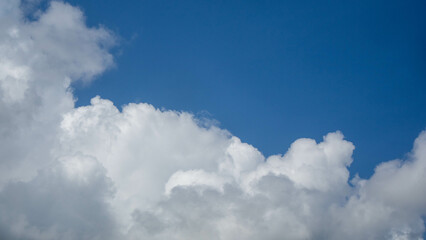 blue cloudy sky as background