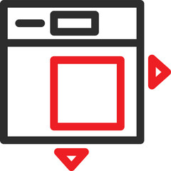 Display Layout Vector Icon