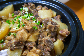 A Delicious Beef Brisket Stew with Radish