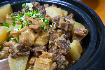 A Delicious Beef Brisket Stew with Radish