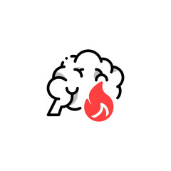 brain motivation icon