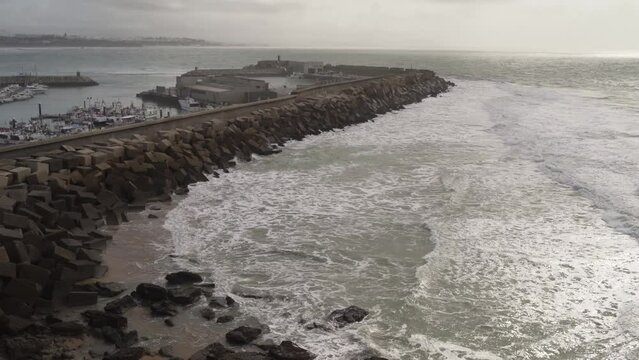 Paisaje costero en el sur de espa&ntilde;a,en chiclana