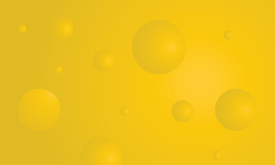 Abstract background with yellow bubble