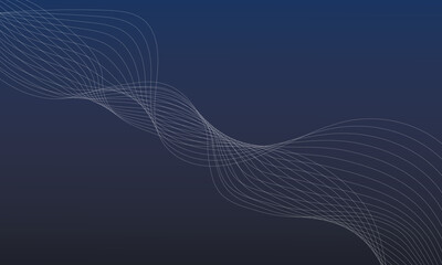 abstract blue wave background