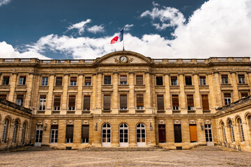 Obraz premium Palais Rohan, the City Hall of Bordeaux in France. Famous sigthseeng in Bordeaux