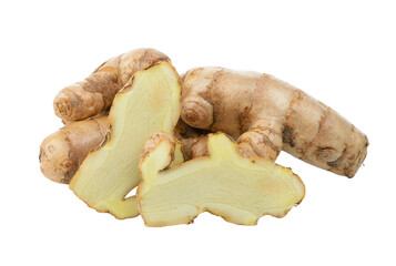 fresh turmeric on transparent png