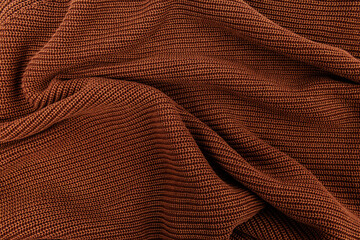 brown sweater texture - obrazy, fototapety, plakaty