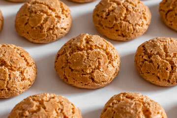 cracked amaretti cookies homemade baking texture cookies