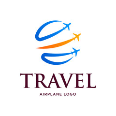 Air Plan Travel logo design elemen
