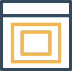 Square Shape Vector Icon
