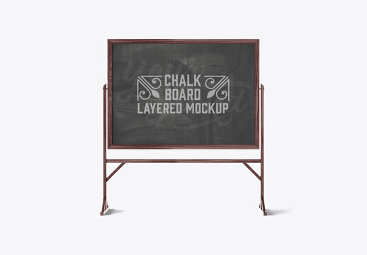 School Chalk Board Mockup